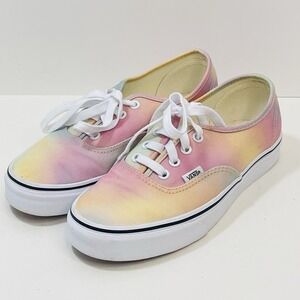 VANS Skateboard Aura Shift Tie Dye Sneakers Shoe Canvas Men's 6 / Women's Sz 7.5